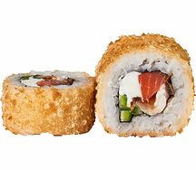 Темпура с лососем и угрем