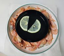 Креветки отварные