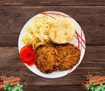 Чаран с гарниром