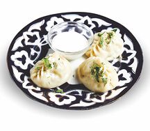 Манты на пару с начинкой из телятины