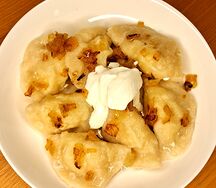 Вареники с сулугуни и творогом S