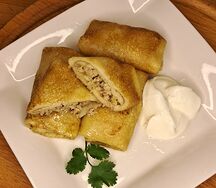 Блинчики с мясом