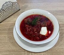 Борщ с говядиной