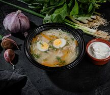 Куриный бульон с вермишелью