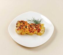 Картофель с сыром 
