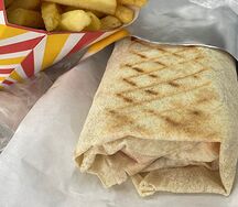 Шаурма на мангале