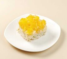 Салат с курицей и ананасом 