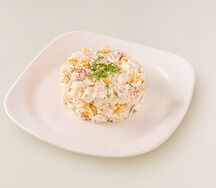 Салат крабовый с рисом 