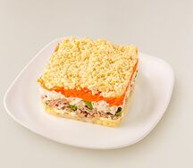 Салат Мимоза с тунцом 