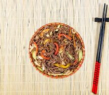 Соба с овощами