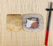 Сяке темпура