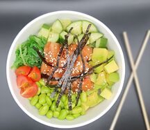 Поке с лососем