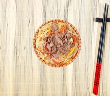 Фунчоза с говядиной