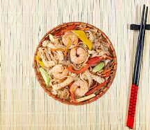 Удон с морепродуктами