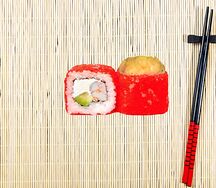 Запеченный с креветкой