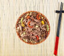 Соба с говядиной