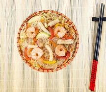 Фунчоза с морепродуктами