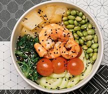 Поке с креветками