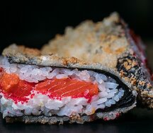 Темпура сандвич с лососем