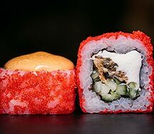 Запеченные спайси мидии 8шт