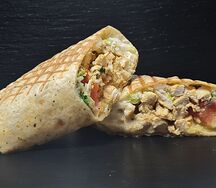 Шаурма со свининой и овощами