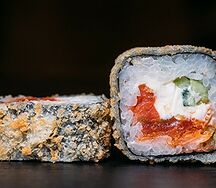 Лосось - темпура 8шт