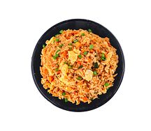 Жареный рис с яйцом и овощами