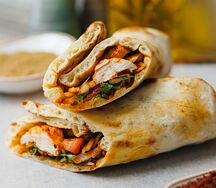 Дюрюм с курицей Tavuk Dürüm Больше мяса