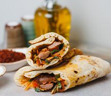 Дюрюм с ягненком Kuzu Dürüm Больше мяса