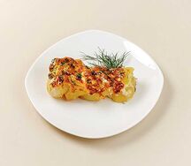 Картофель с сыром 