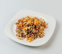 Гречка с овощами 