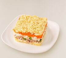 Салат Мимоза с тунцом 