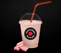 Молочный коктейль Бабл-гам розовый