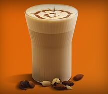 Ореховый капучино с карамелью