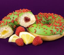 Пончик ЛемонДон с начинкой лимон и малина