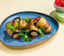 Рулетики из баклажанов по-грузински