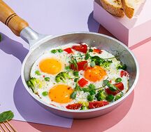 Яичница с помидорами