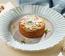 Морковный пирог с миндалём