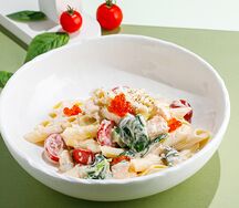 Паста с лососем