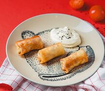 Блины с творогом