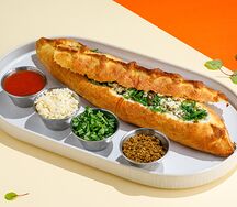 Хрустящая лодочка с люля-кебабом