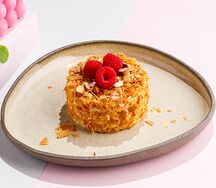 Фитодесерт без сахара с малиной