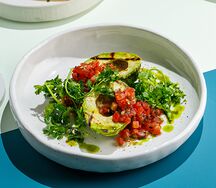 Авокадо на гриле