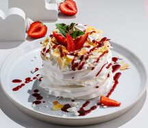 Безе со сливочным кремом