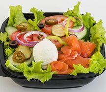 Салат Лосось крем-чиз