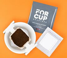 Обжаренный молотый кофе в фильтр пакете kenya baragvi peaberry