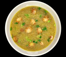 Грибной суп с сыром