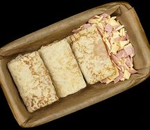 Блины по-домашнему шоковой заморозки с сыром и ветчиной