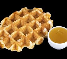 Вафля Эстонская с банановым соусом
