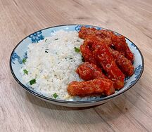 Комбо Свинина в кисло-сладком соусе с рисом